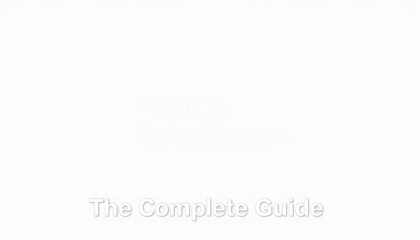 Construction process and installation — The Complete Guide