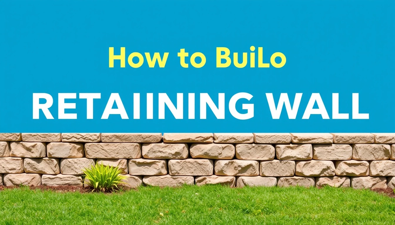 How to Build a Retaining Wall Step by Step