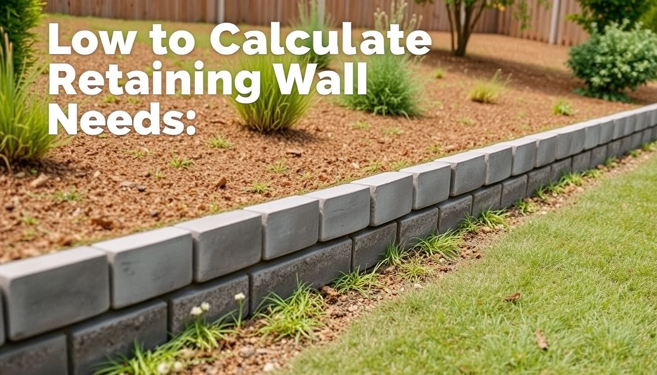 How to Calculate Retaining Wall Drainage Needs