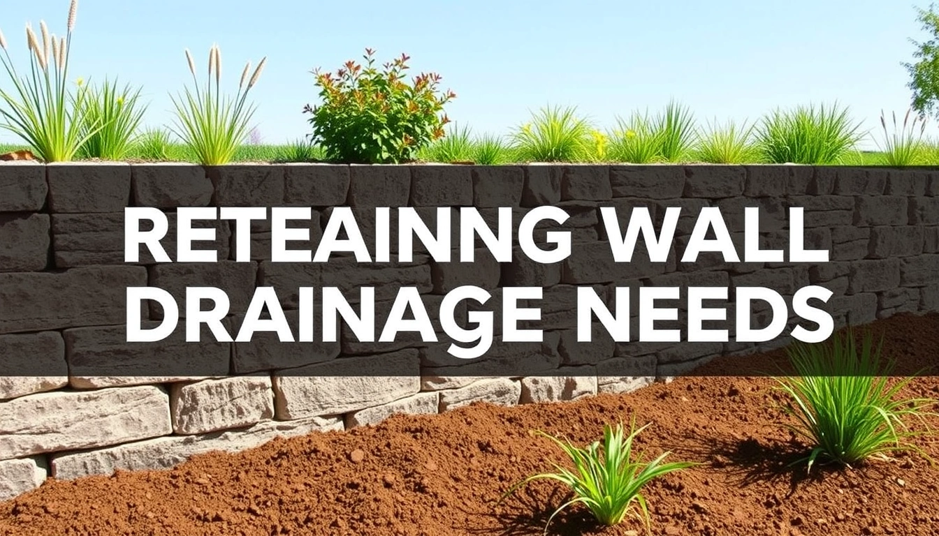 How to Calculate Retaining Wall Drainage Needs