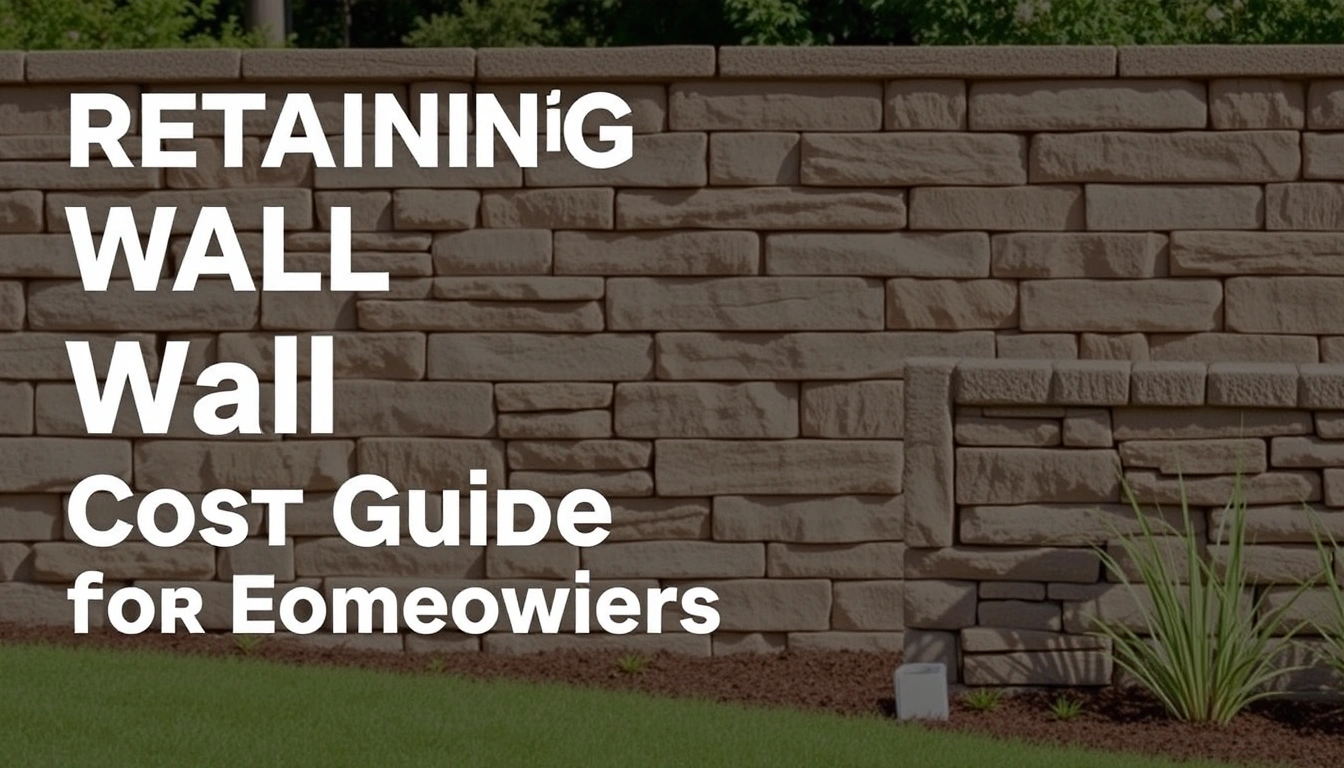 Retaining Wall Cost Guide for Homeowners