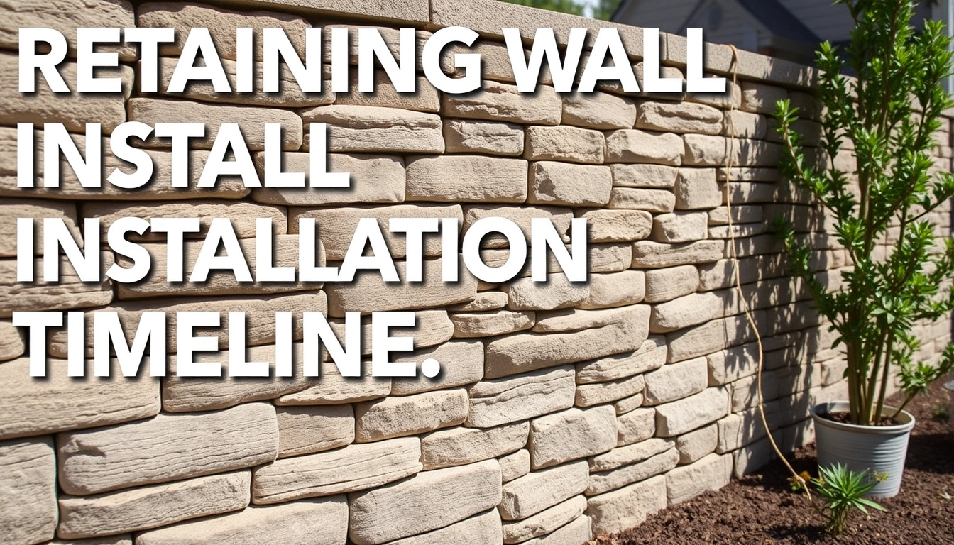 Retaining Wall Installation Timeline: What to Expect From Start to Finish Retaining Wall Installation Timeline: What to Expect From Start to Finish