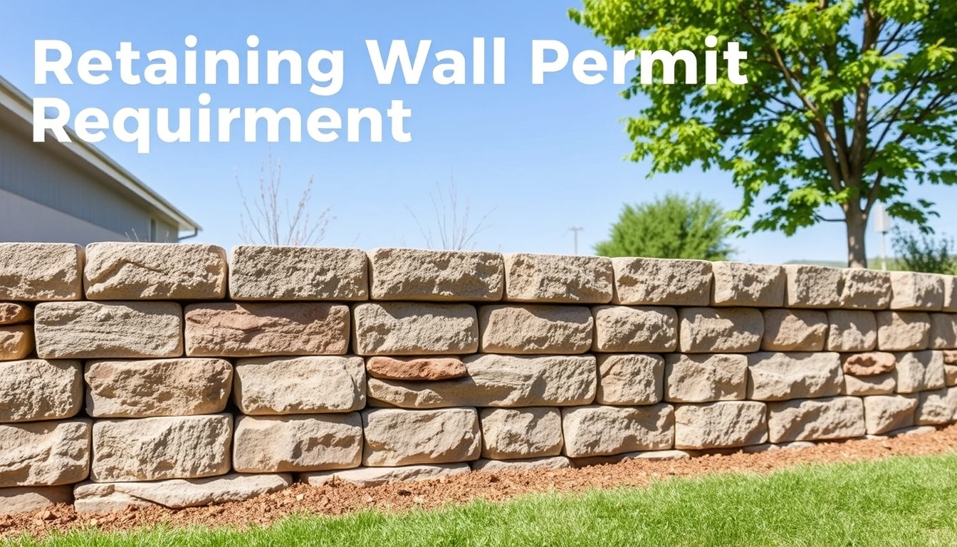 Retaining Wall Permit Requirements by Project Type Retaining Wall Permit Requirements by Project Type
