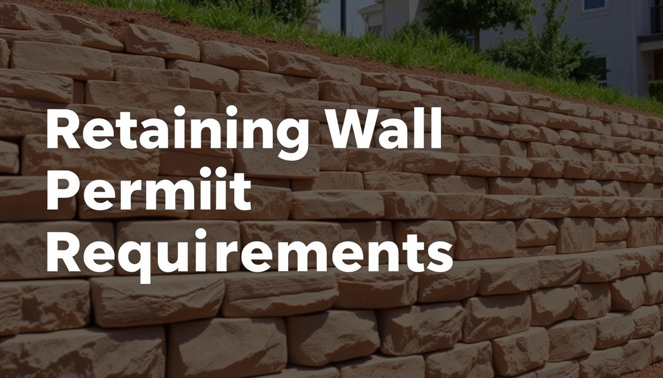 Retaining Wall Permit Requirements by Project Type Retaining Wall Permit Requirements by Project Type