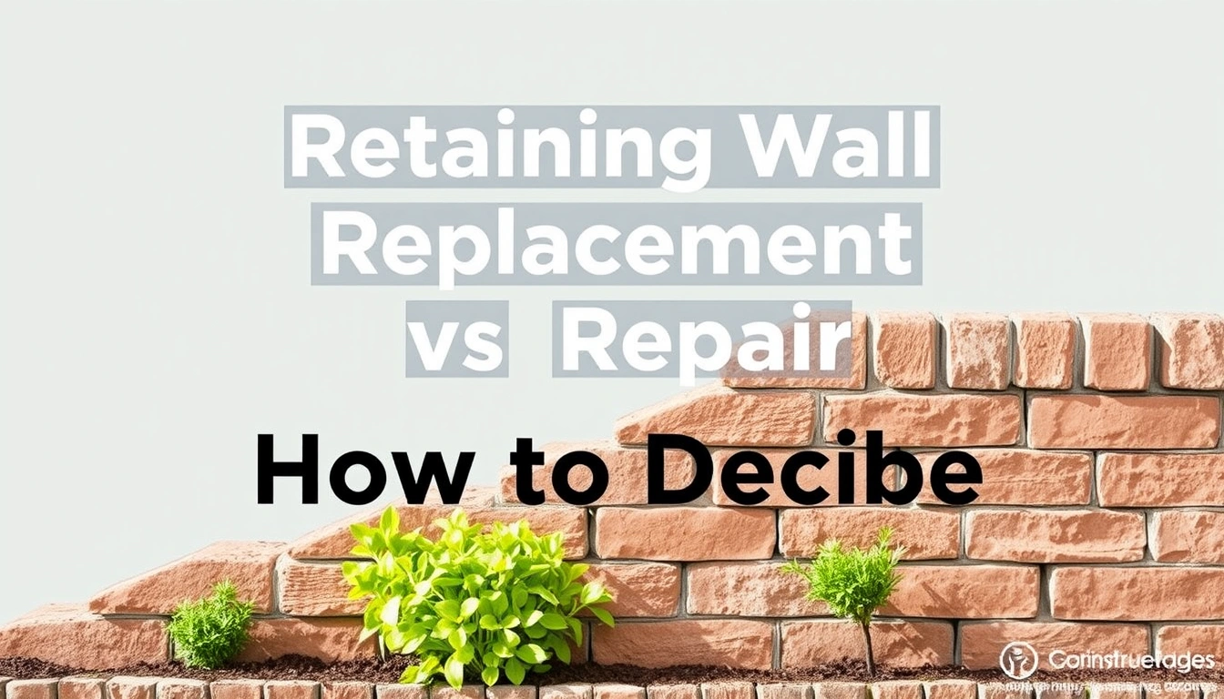 Retaining Wall Replacement vs Repair: How to Decide