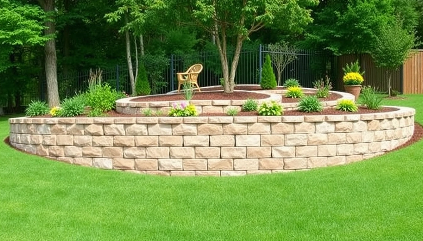 What Is the Best Retaining Wall Design for a Backyard Slope?